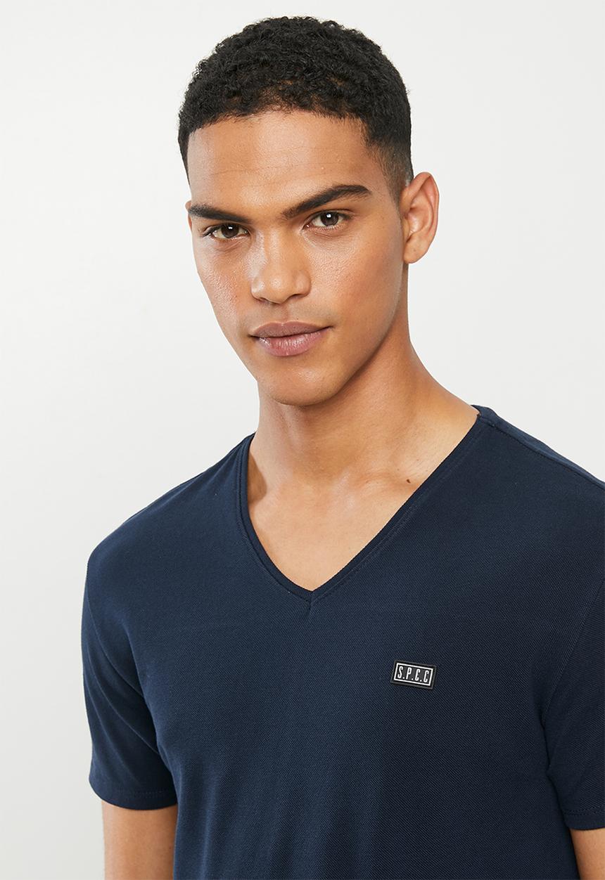 S.P.C.C - Hayne signature v-neck T-shirt - ink