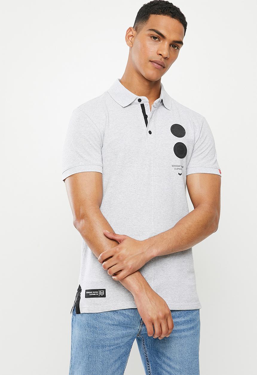 S.P.C.C - Saxon fashion golfer polo - ice melange
