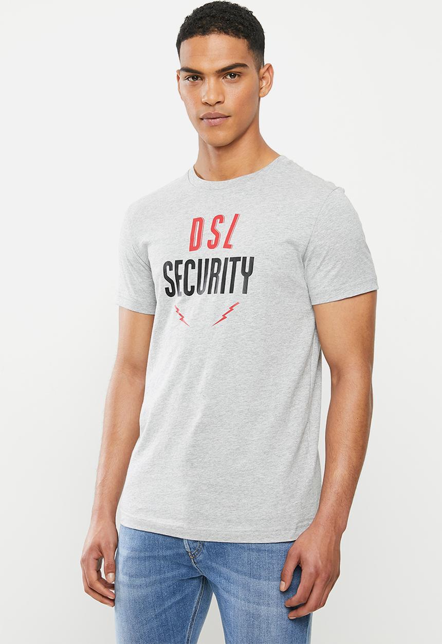 Diesel  - T-diegos T-shirt - grey