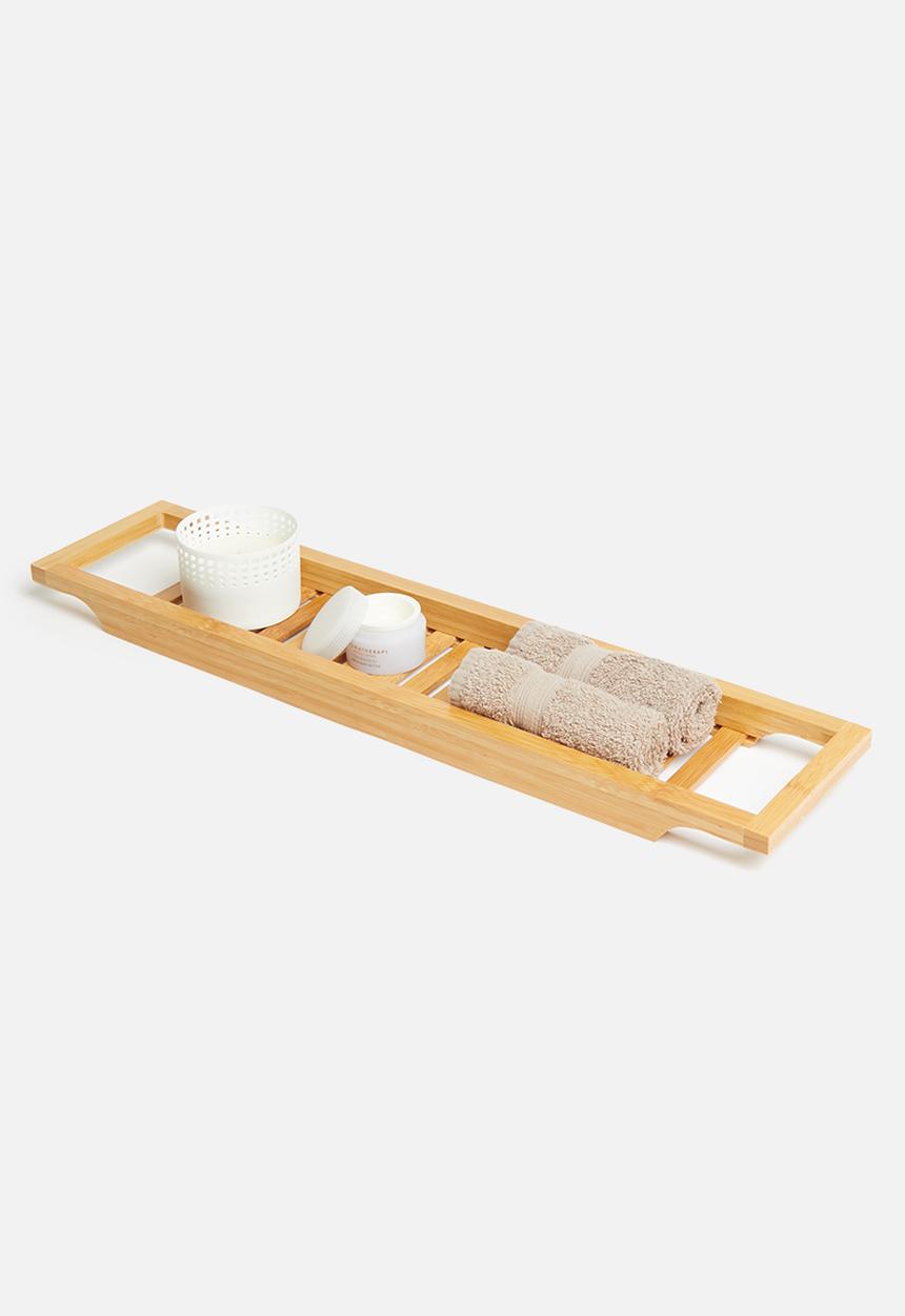 Bathroom Solutions - Bamboo bath rack - brown