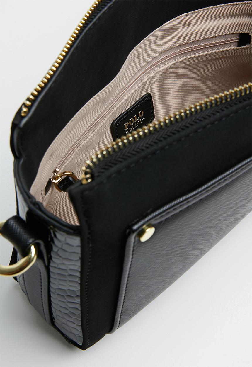 POLO - Winsor sling bag - black