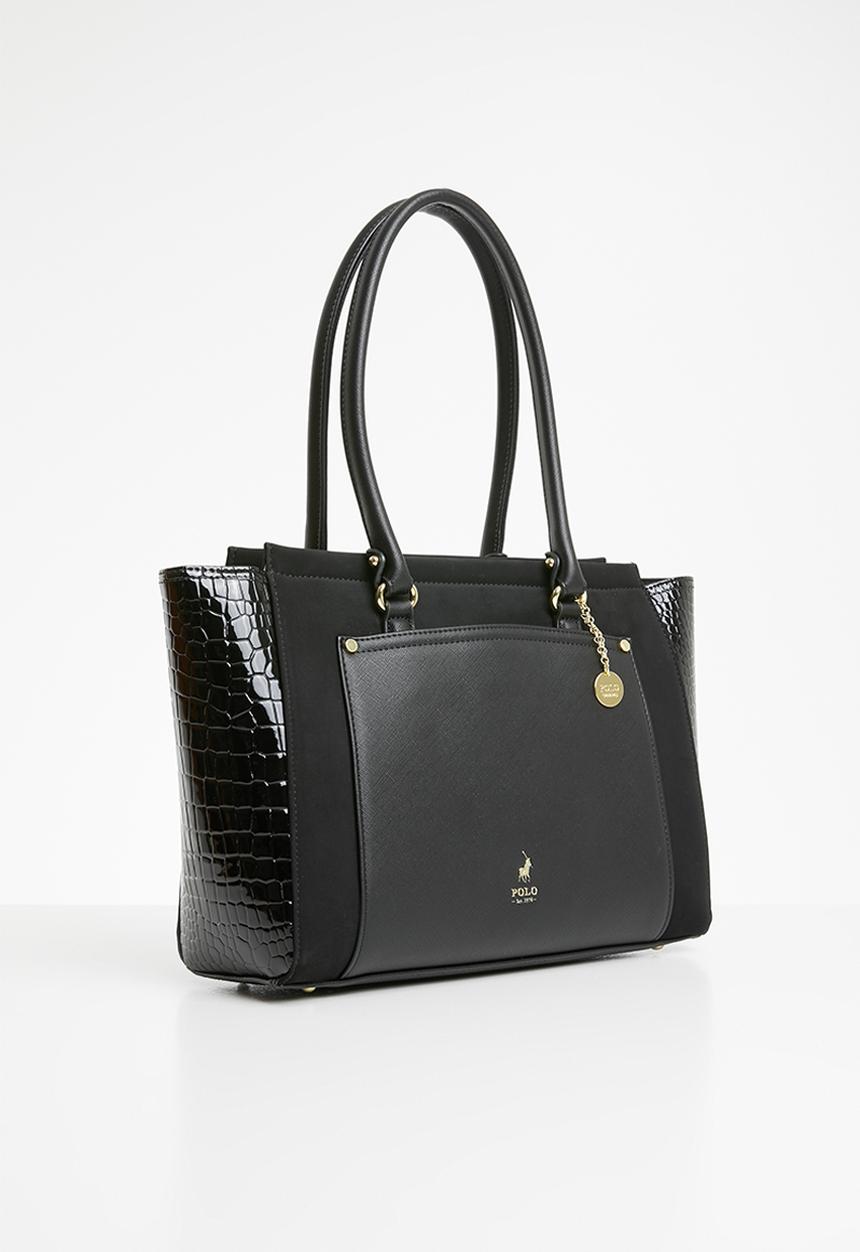 POLO - Winsor tote bag - black
