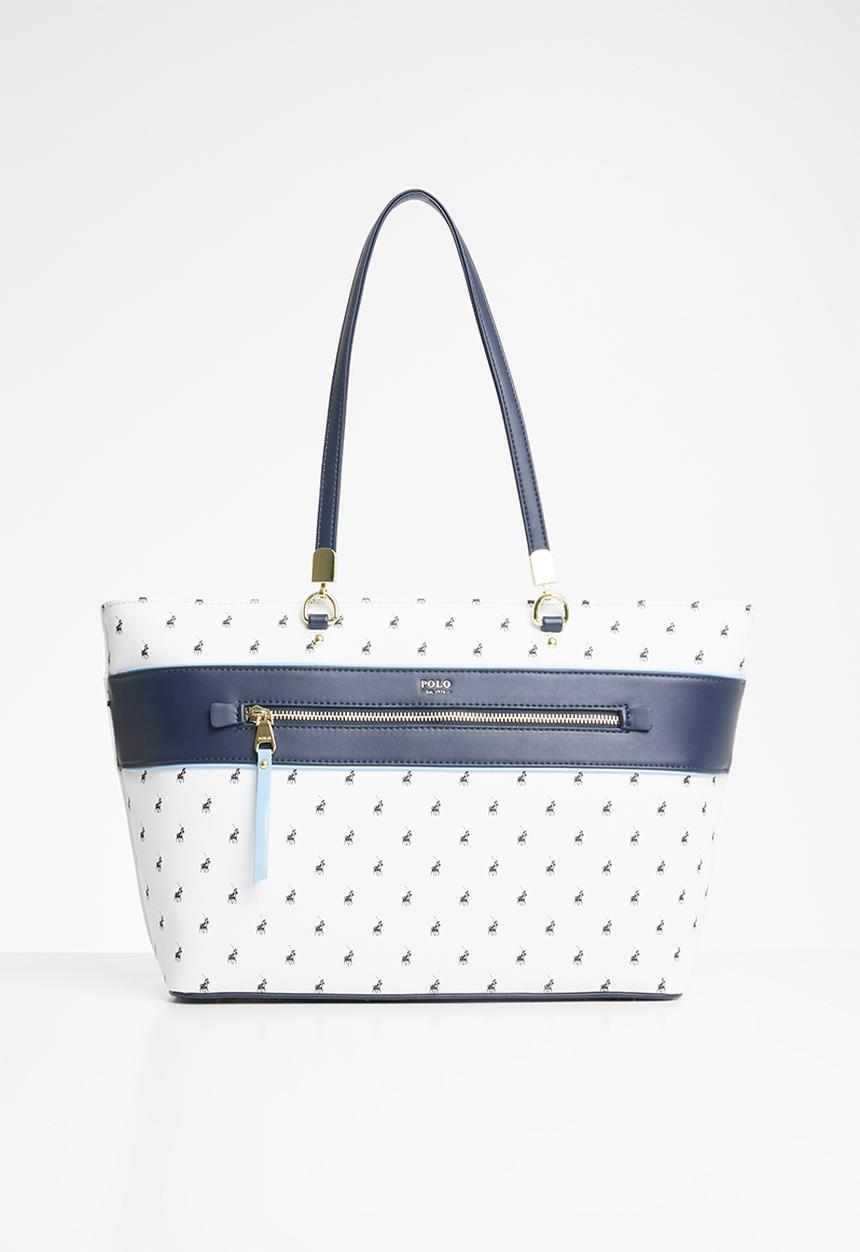 POLO - Rhapsody tote bag - white & blue