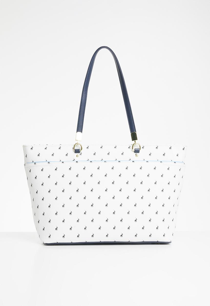 POLO - Rhapsody tote bag - white & blue