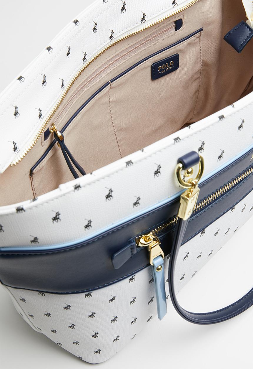 POLO - Rhapsody tote bag - white & blue