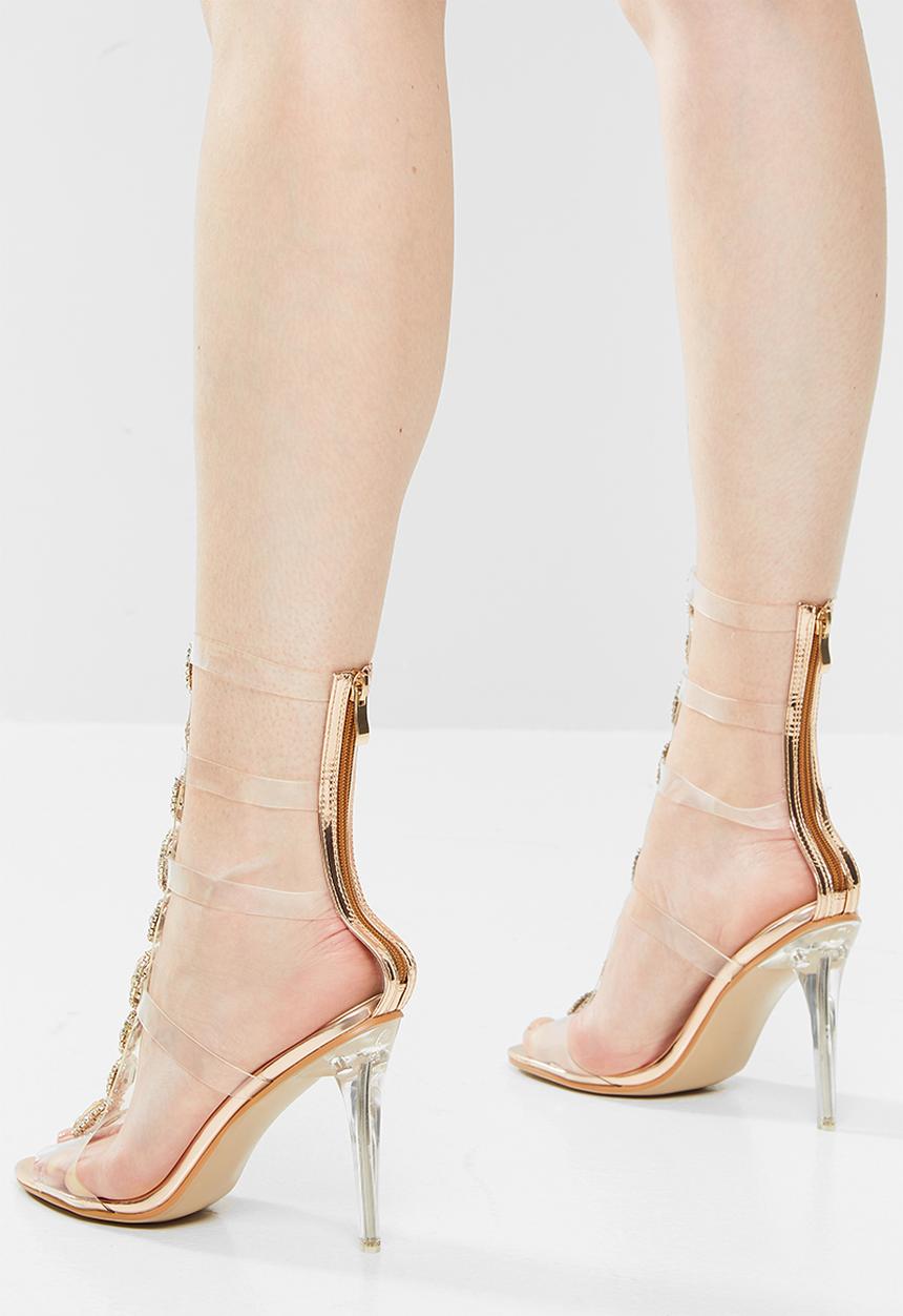 Public Desire - Spice heel - clear gold