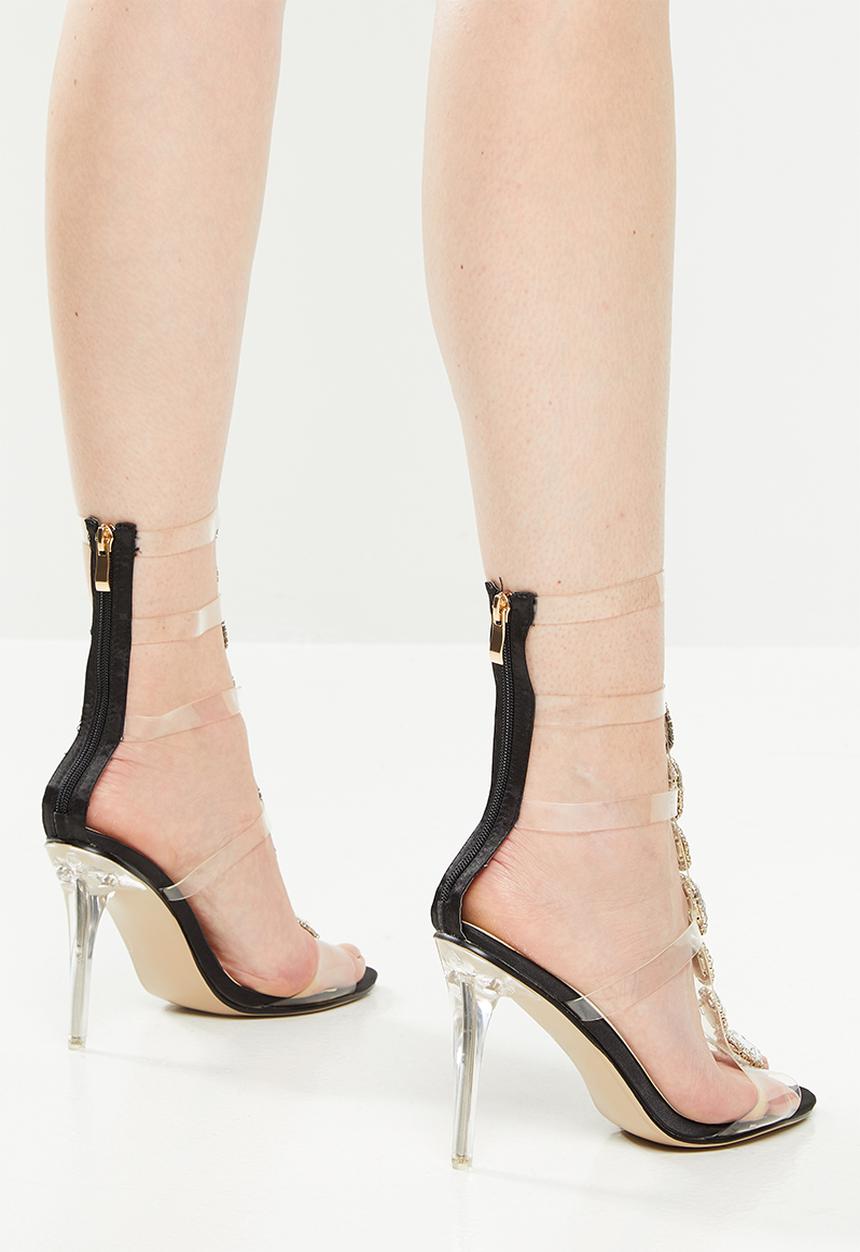 Public Desire - Spice heel - clear black