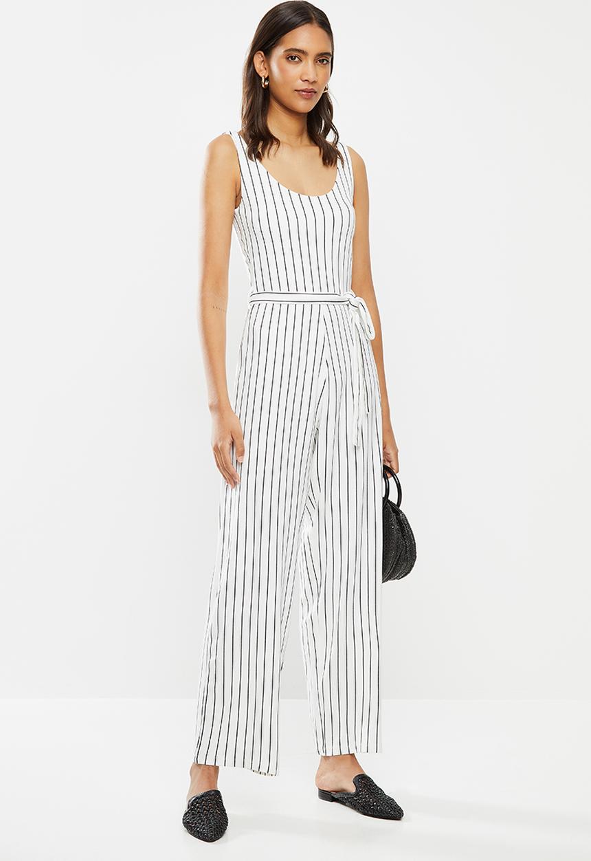 ONLY - Felia sleeveless jumpsuit - stone white
