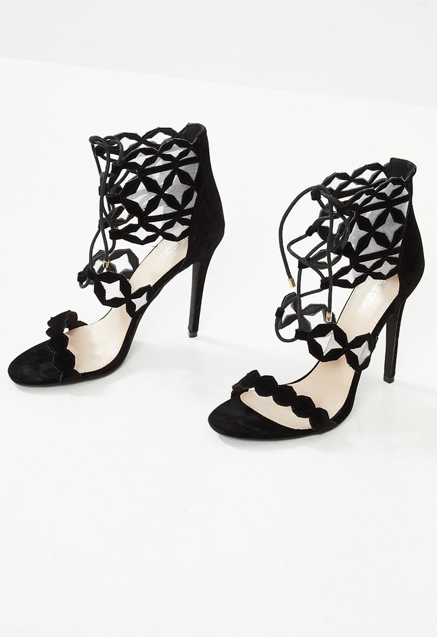 Public Desire - Alani heel - black