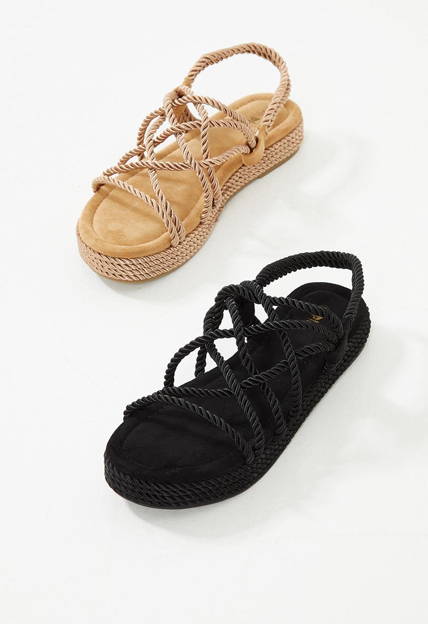 Plum - Bina sandal - tan