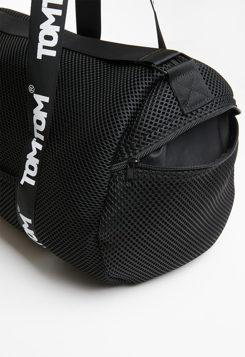 Tom Tom - Tomtom striped duffle bag - black