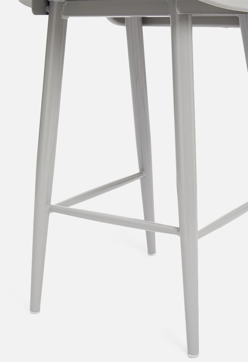 Sixth Floor - Embossed felix kitchen stool - light grey
