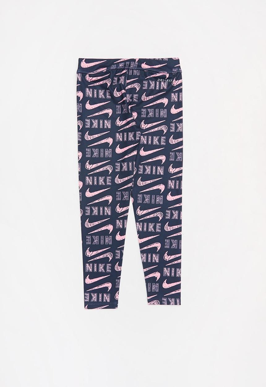 Nike - Nike varsity scribble legging -  navy