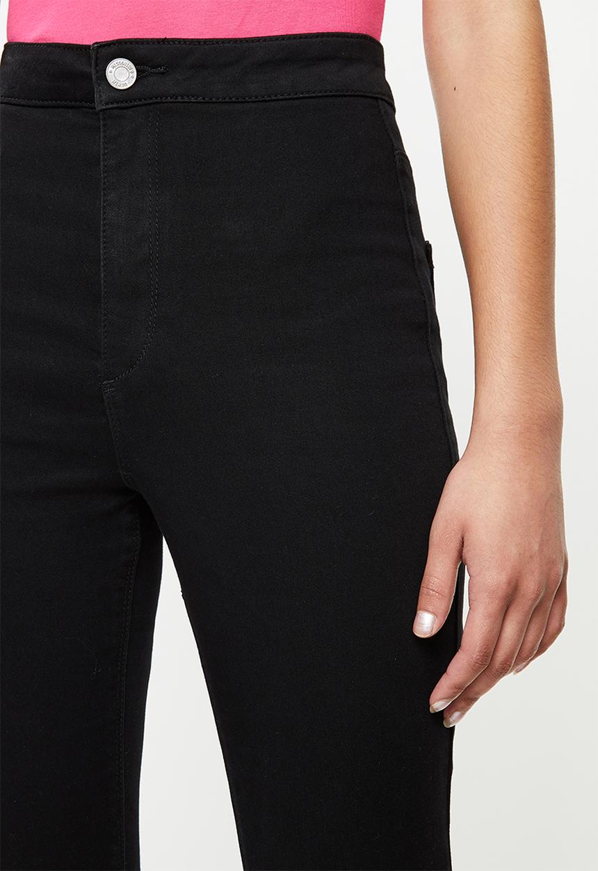 Missguided - Petite vice high waisted super stretch skinny jean - black