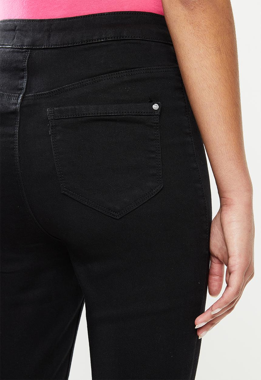 Missguided - Petite vice high waisted super stretch skinny jean - black