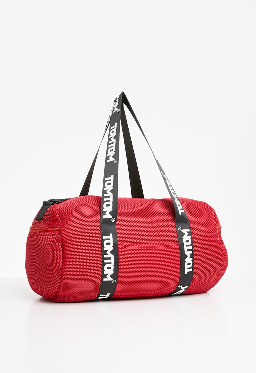 Tom Tom - Tomtom striped duffle bag - red