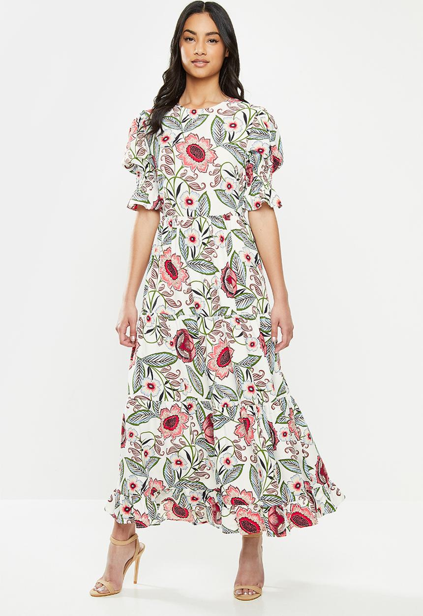 Glamorous - Petite Floral midi - cream 2