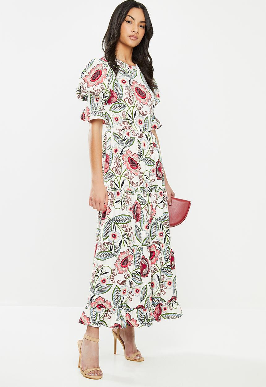 Glamorous - Petite Floral midi - cream 2