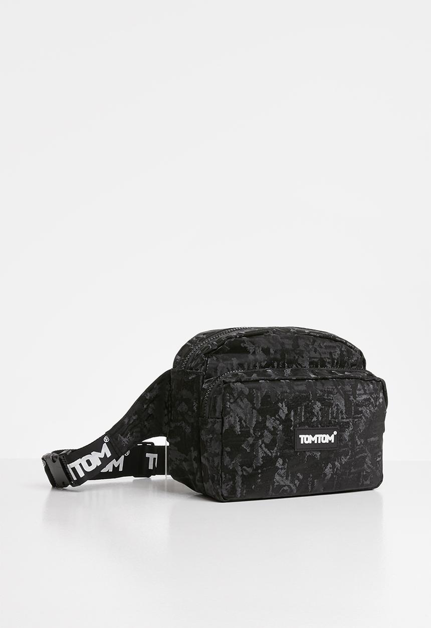 Tom Tom - Printed waistbag - black