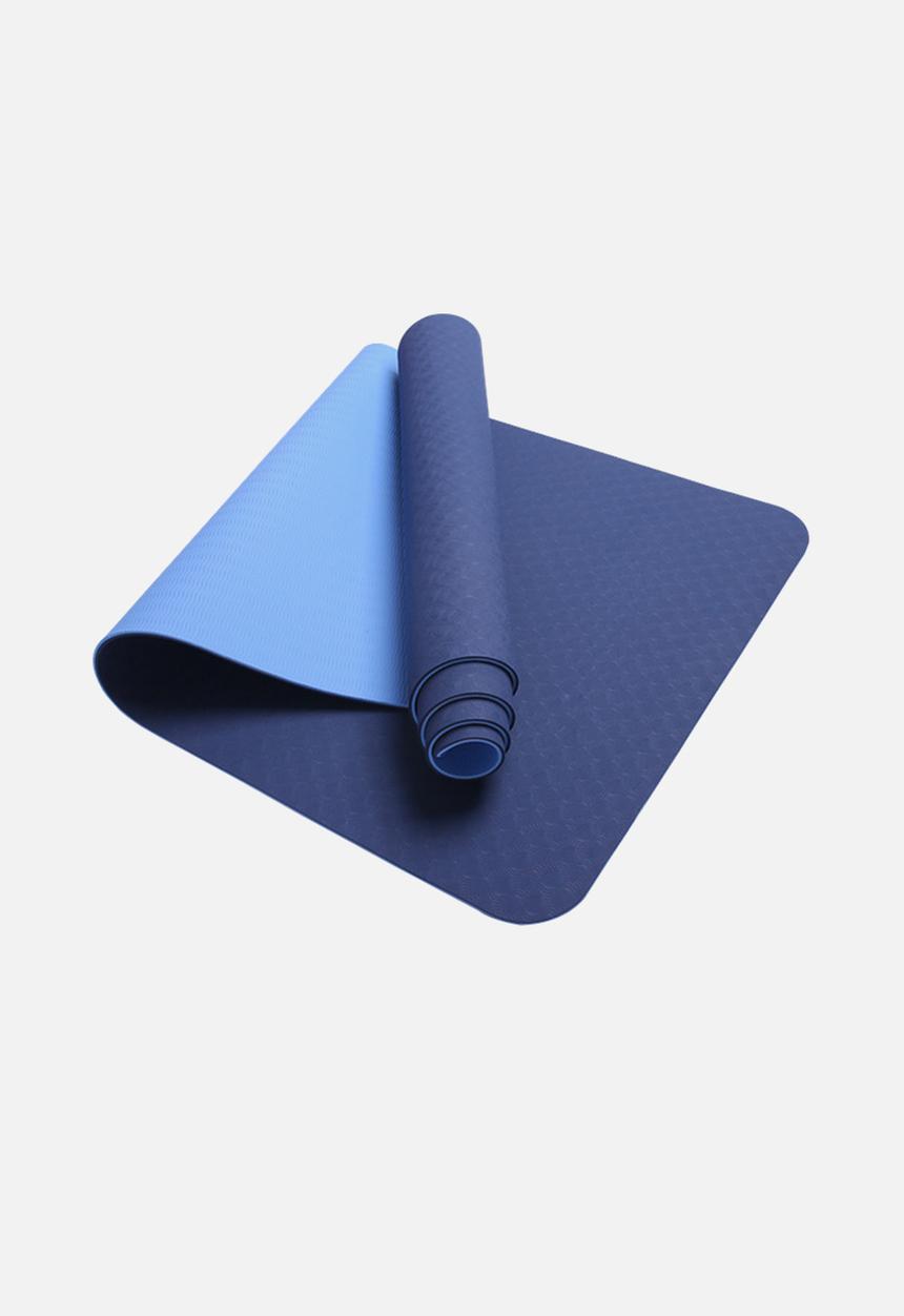 Billy The Bee Yoga - Asoka eco yoga mat-dark blue/ light blue