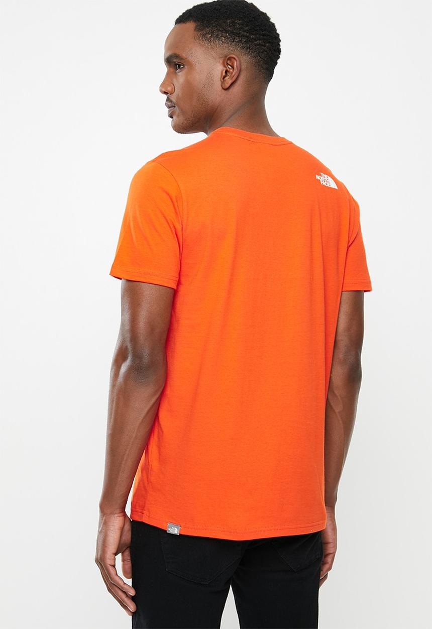 The North Face - Short sleeve easy tee - orange 