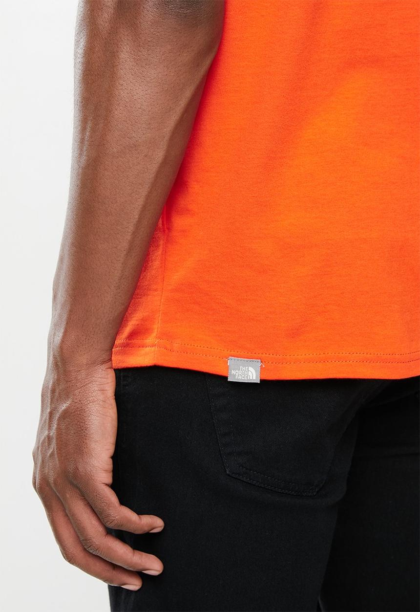 The North Face - Short sleeve easy tee - orange 