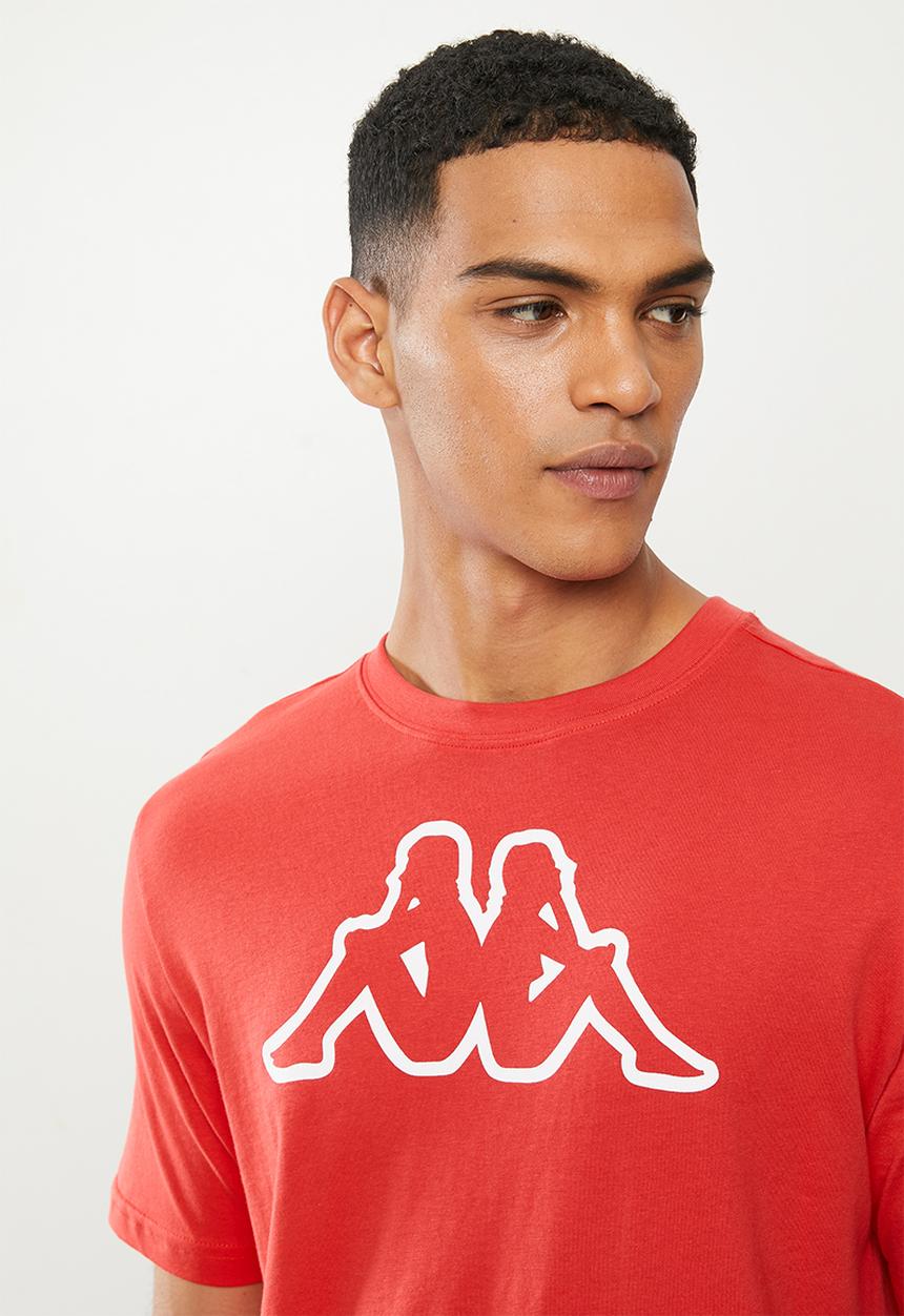 KAPPA - Logo cromen tee - red