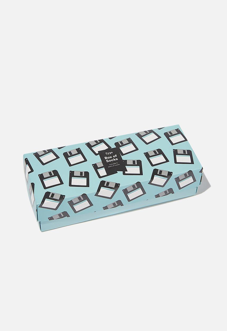 Cotton On - Retro tech box socks - multi 