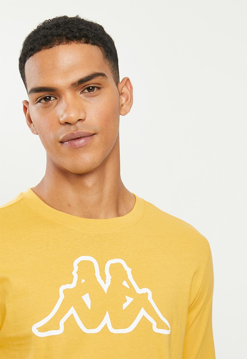 KAPPA - Logo cromen tee - yellow 