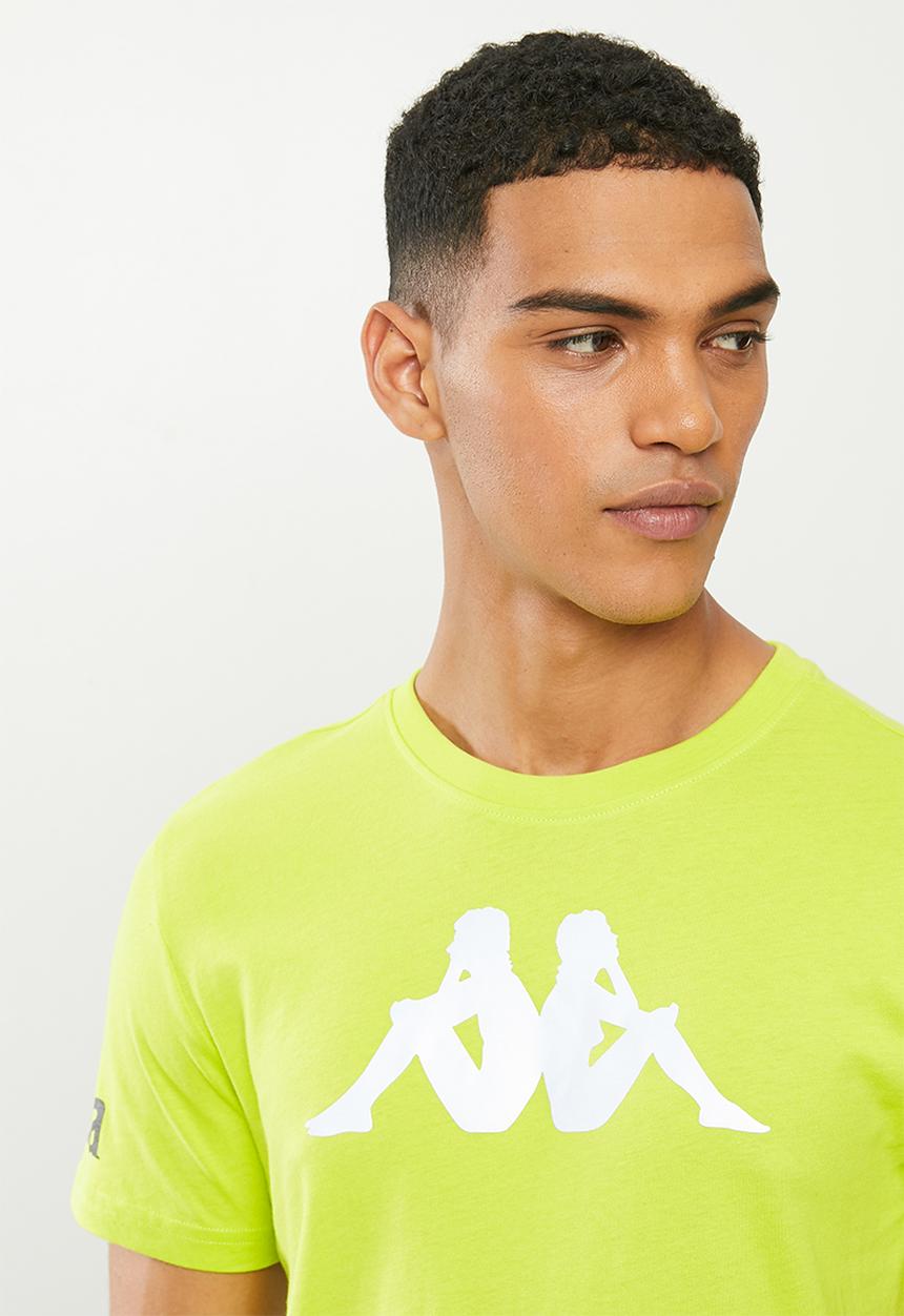 KAPPA - Authentic riter tee - lime 