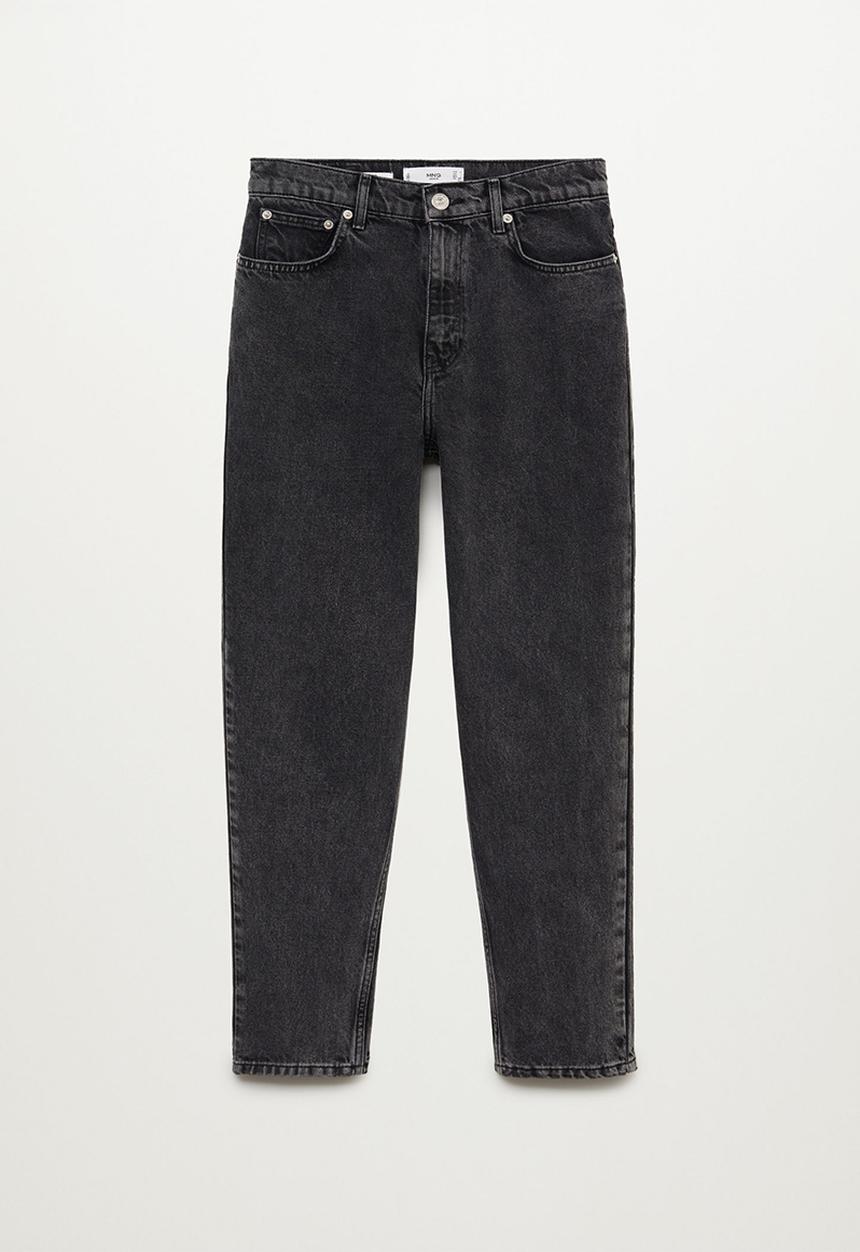 MANGO - Jeans mom - black