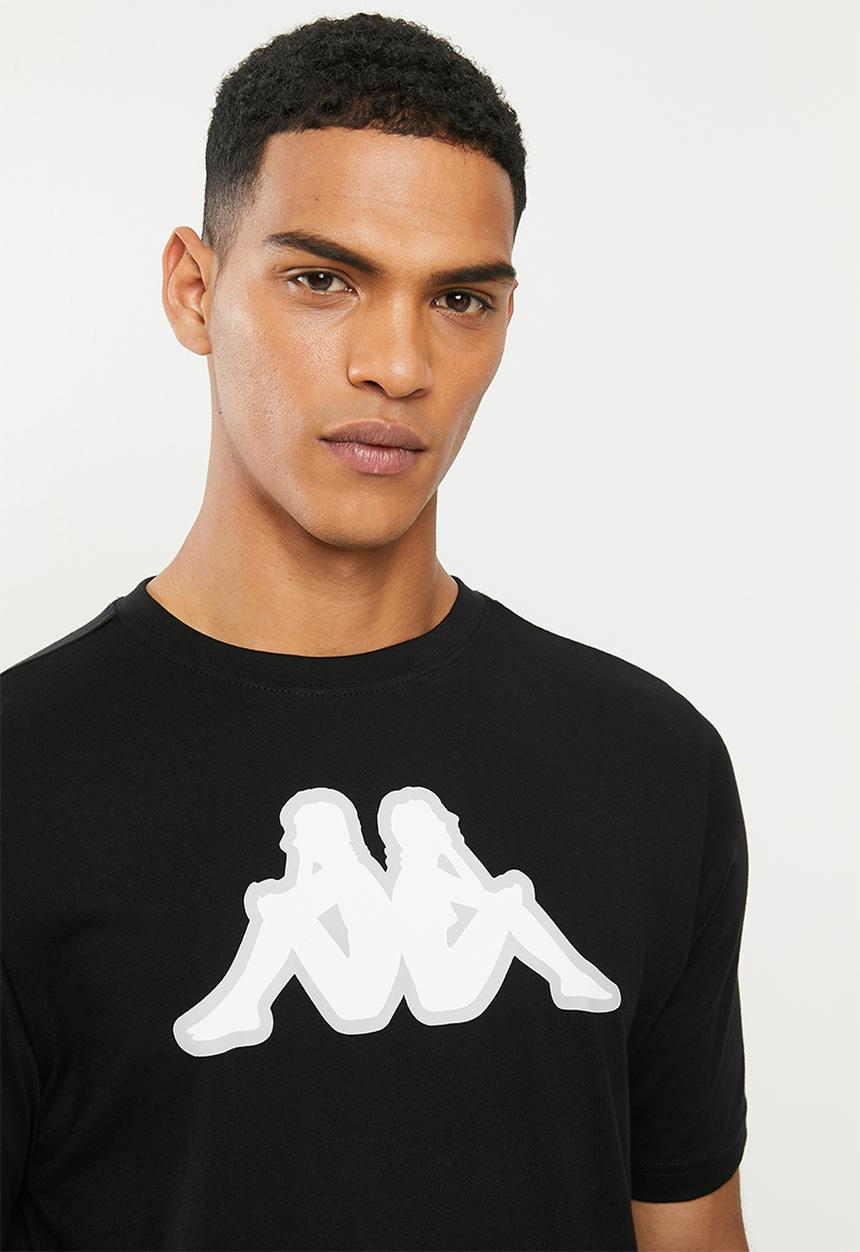 KAPPA - Logo zobi tee - black