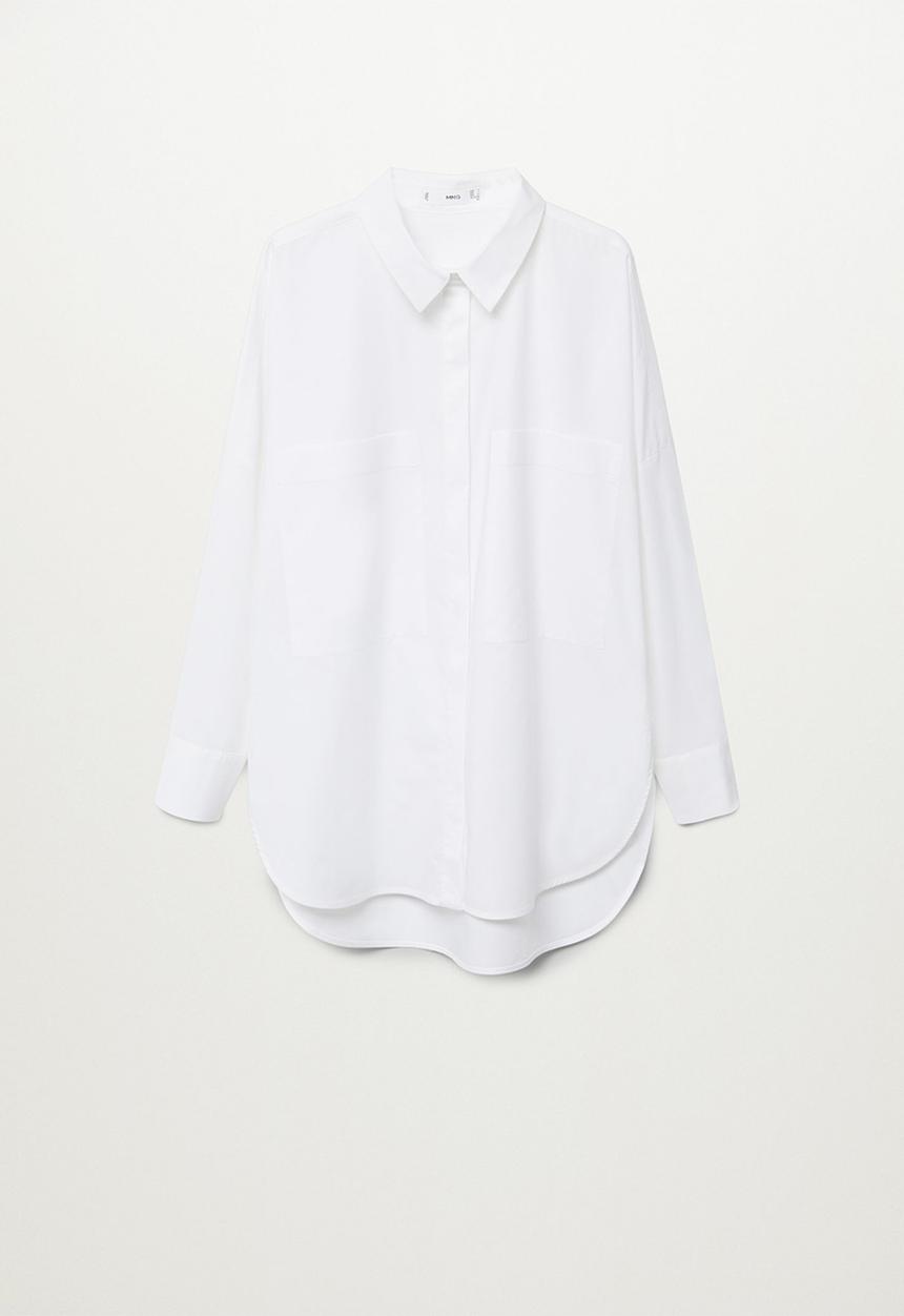 MANGO - Shirt willy - white