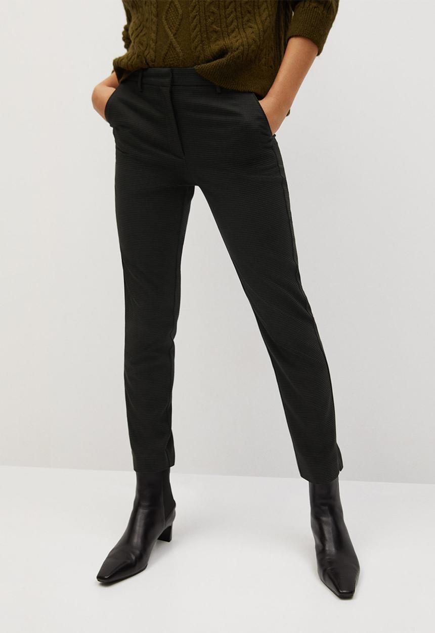 MANGO - Trousers warm - khaki