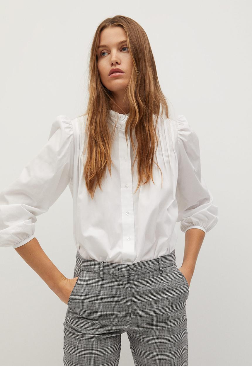 MANGO - Trousers warm - light beige