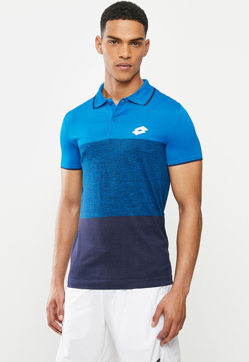 lotto - Tennis tech polo - gem blue & navy