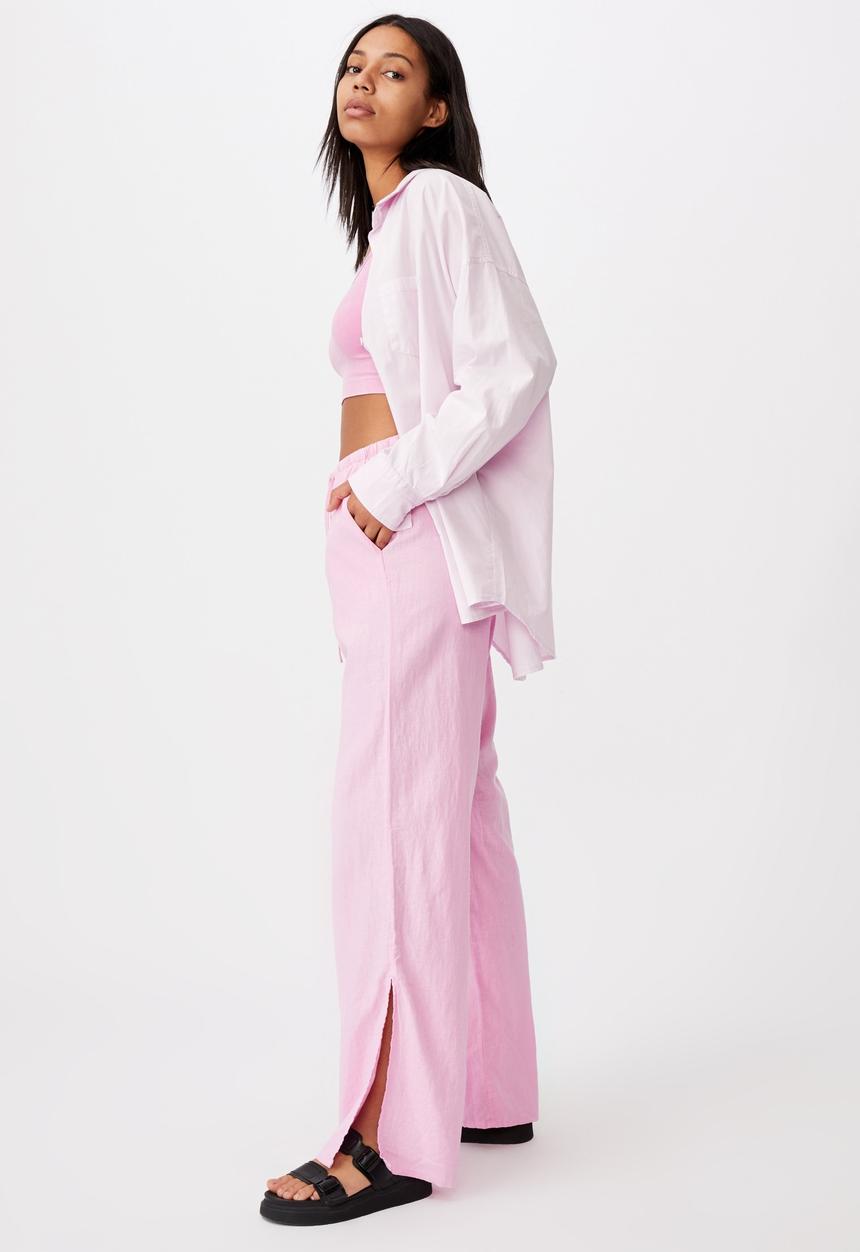 Cotton On - Getaway pull on pants - neon pink