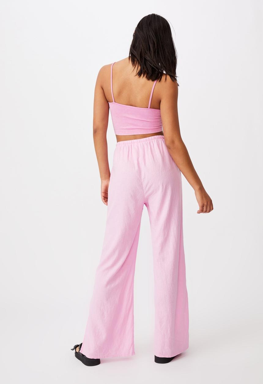 Cotton On - Getaway pull on pants - neon pink