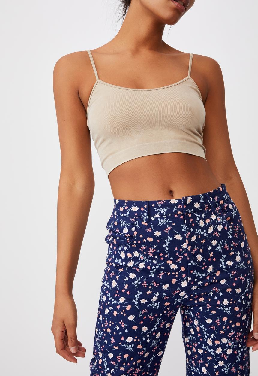 Cotton On - Happy pants - jordie floral medieval blue