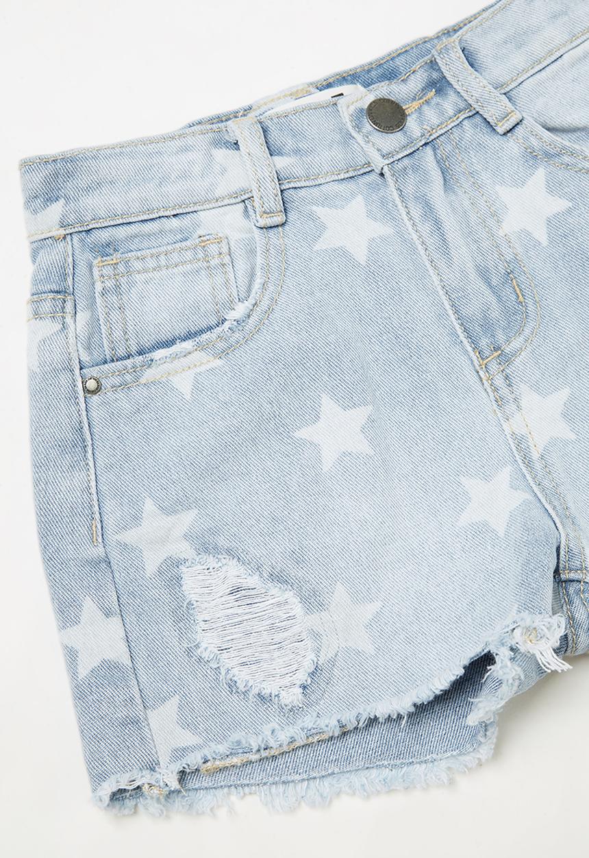 Cotton On - Sunny denim short - blue