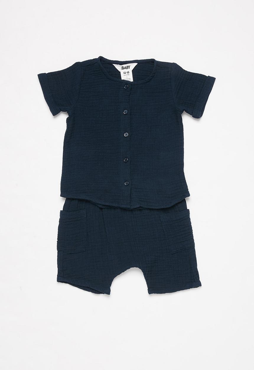 Cotton On - Bundle mike short & jordan short - navy 
