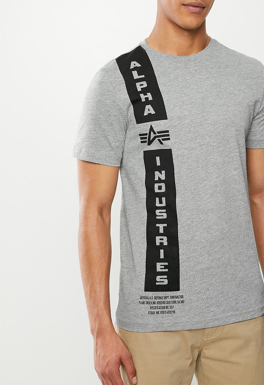 Alpha Industries - Alpha defense tee - grey melange