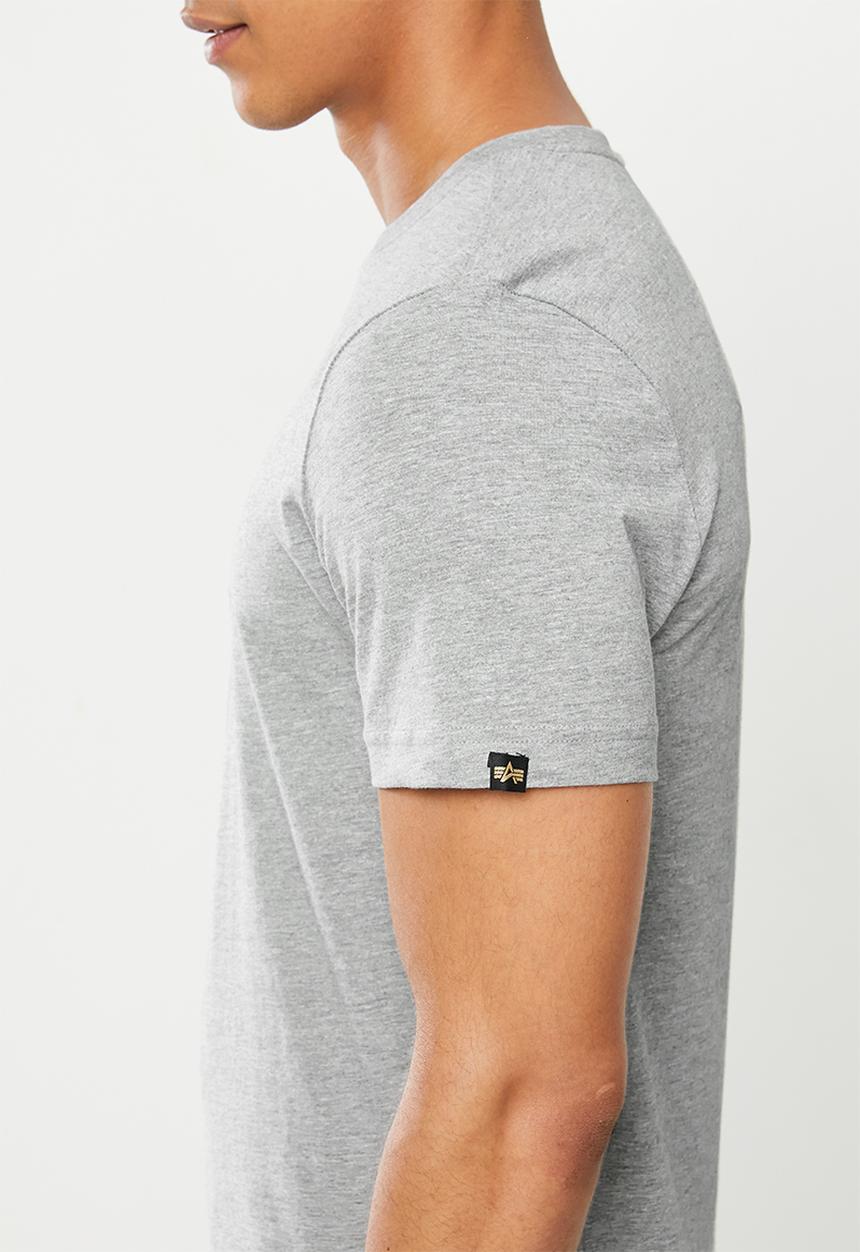 Alpha Industries - Alpha defense tee - grey melange