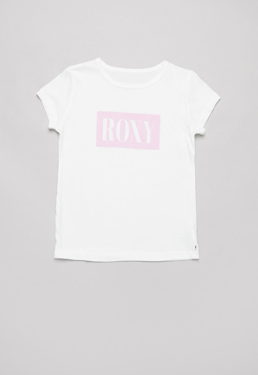 Roxy - Indian poem short sleeve top - white