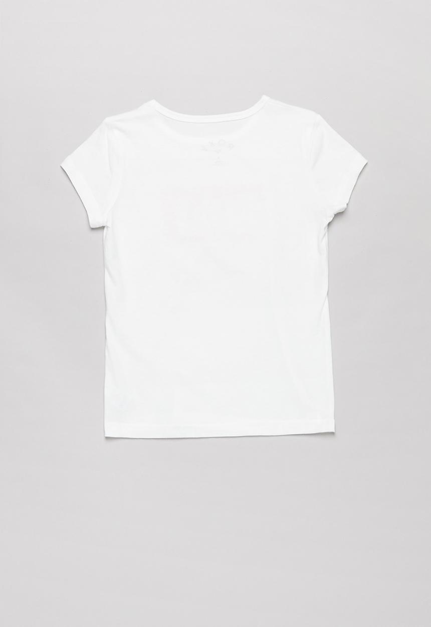 Roxy - Indian poem short sleeve top - white
