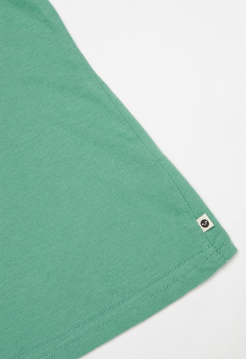 Roxy - The one a short sleeve tee - green