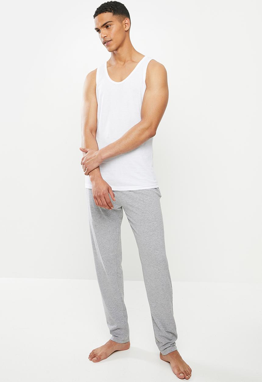 Jockey - 3 Pack eyelet vests - white