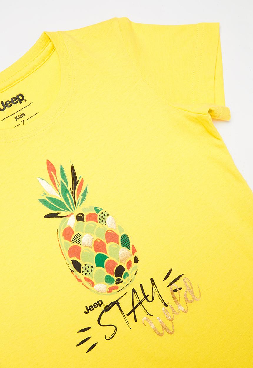 JEEP - Josie palm print shirt  - multi/lemon