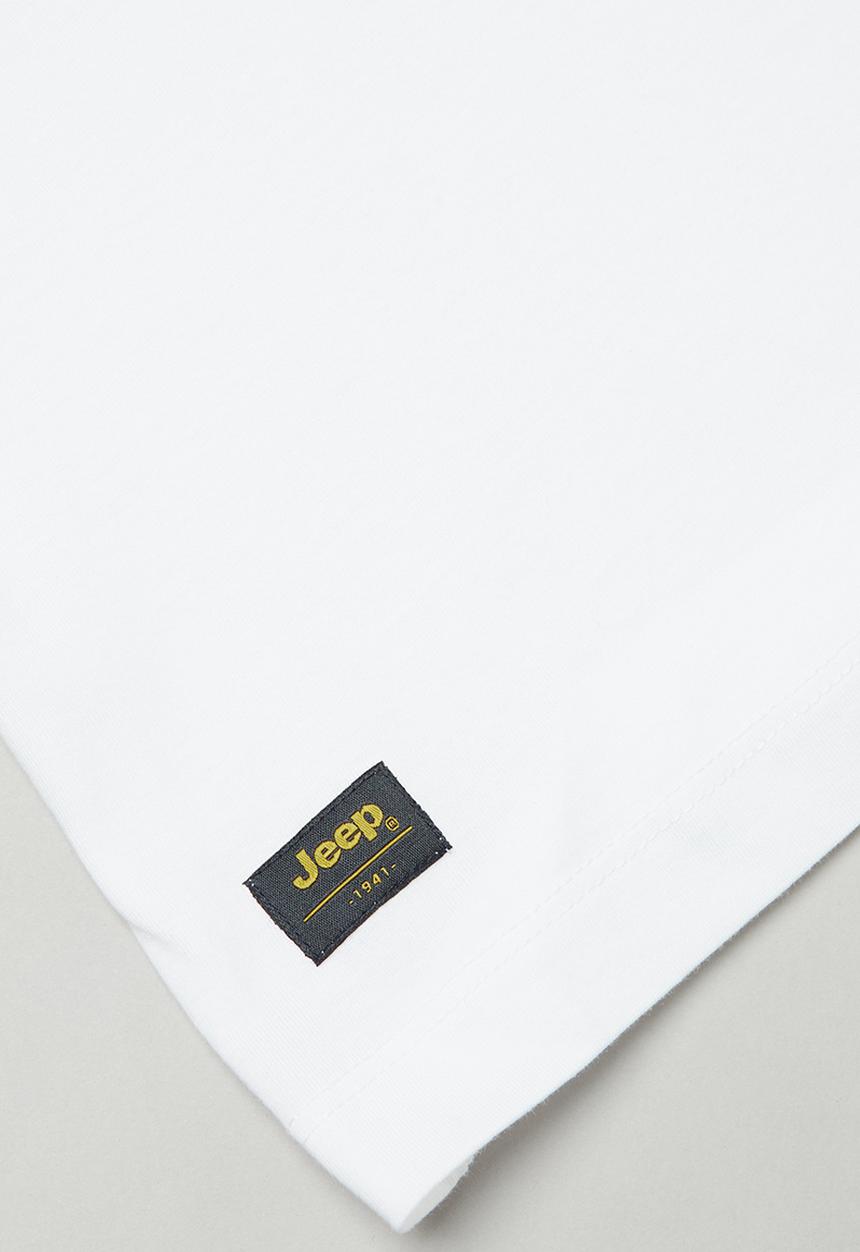 JEEP - Denver short sleeve graphic print tee - white