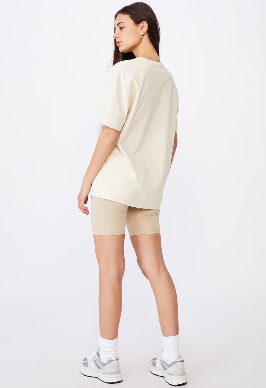 Factorie - Super relaxed graphic tee - fog